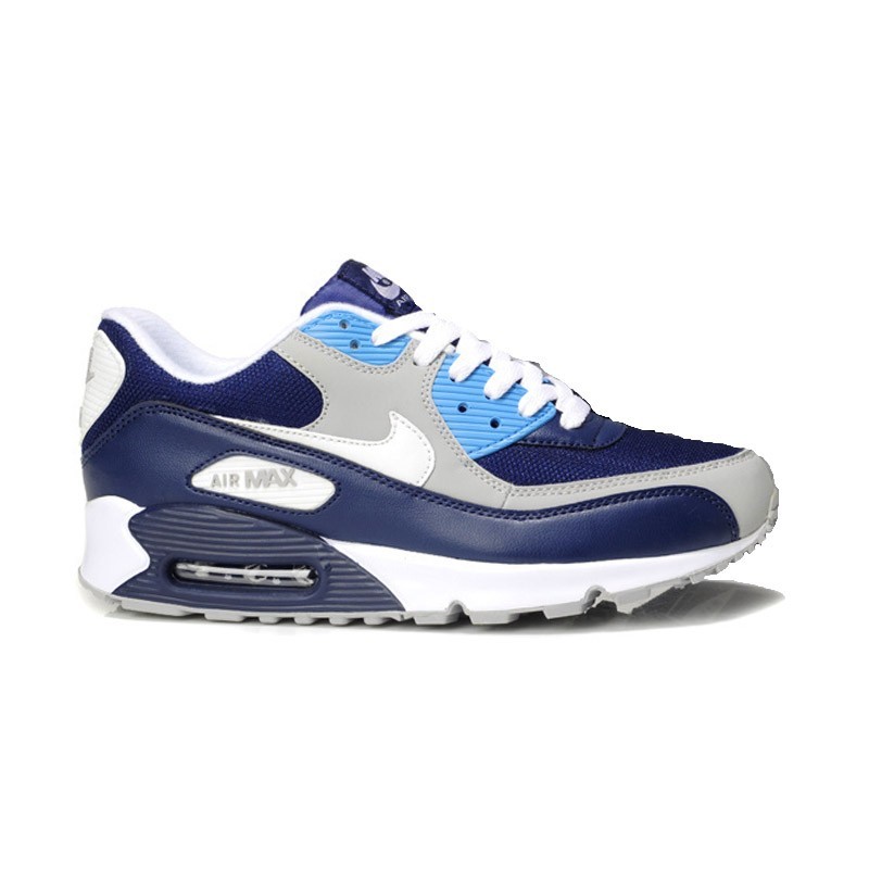 Nike Air Max 90 hombres azules esenciales zapatillas deportivas